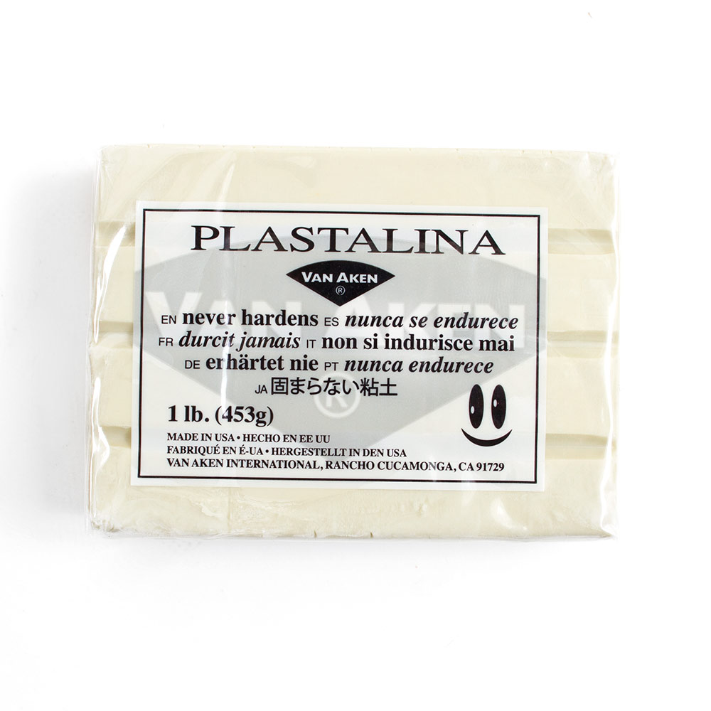 Clay, Art & School, Van Aken, Plastalina, Modeling, #1, 35269, Ivory